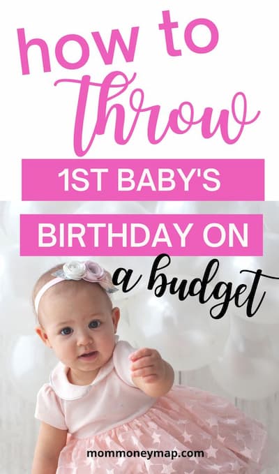 1st birthday party ideas on a budget