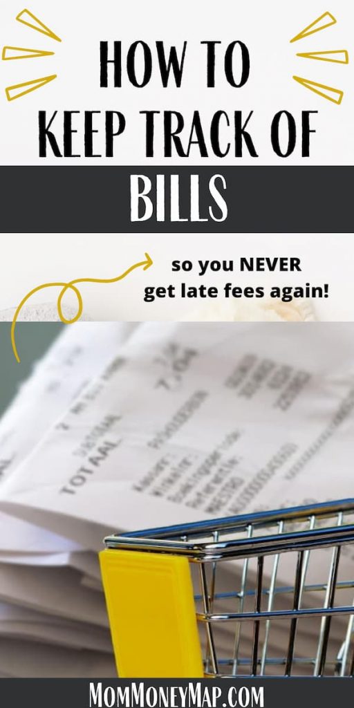 keep track of bills