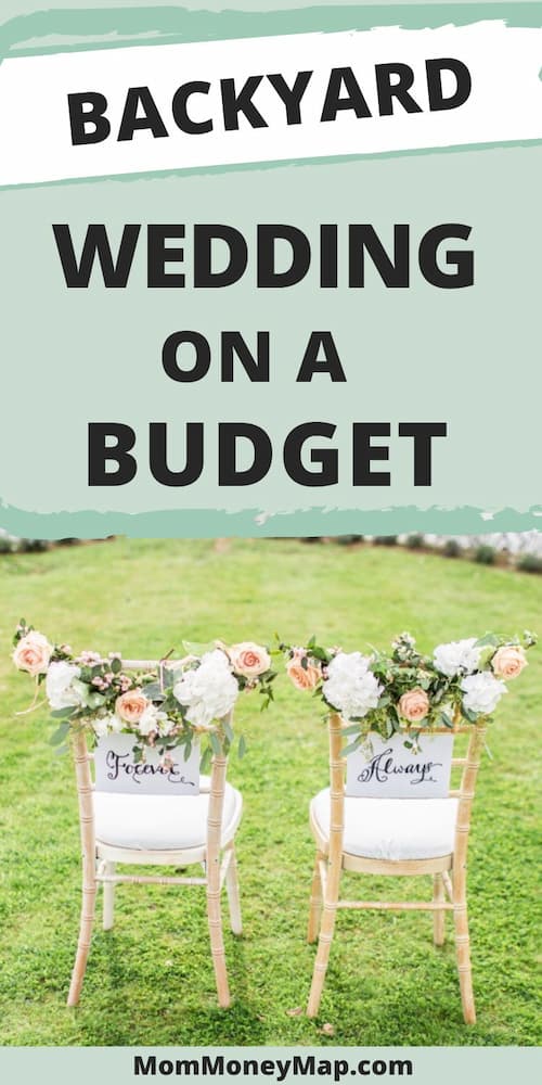 which how to have a small backyard wedding on a budget