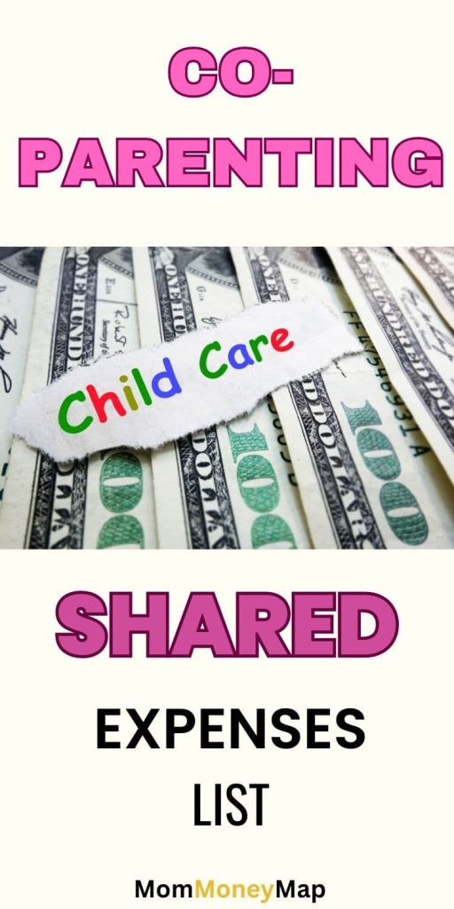 co parenting shared expenses