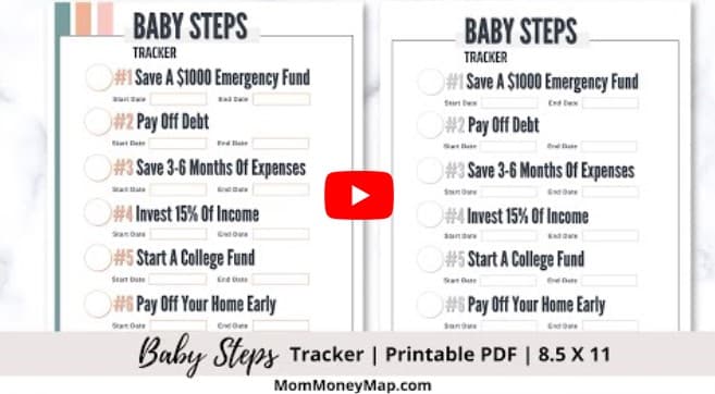 7 baby steps printable